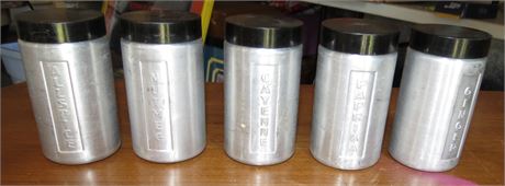 Aluminum Spice Canisters