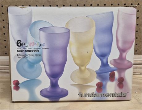 Satin Smoothie Glasses