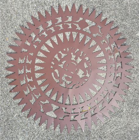 Metal Sunburst Wall Decor