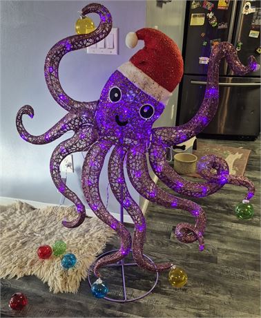 Octopus Christmas Decoration