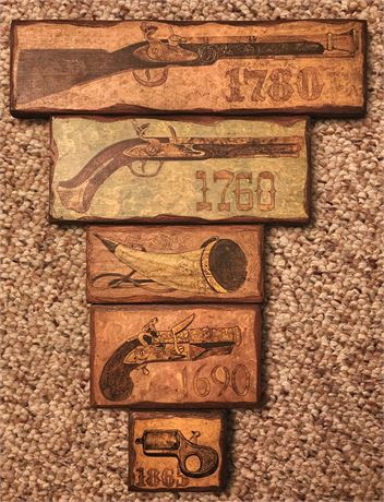 Wood Gun Decor