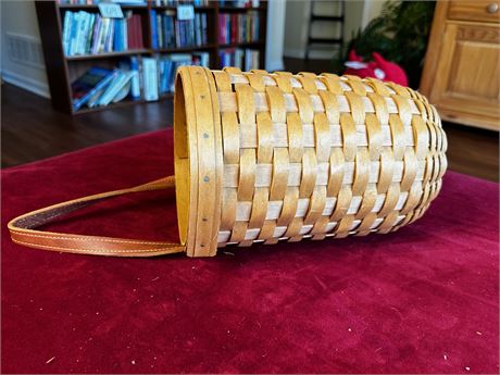 Longaburger Hanging Basket with Leather strap