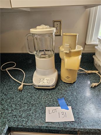 Kitchen Aid Mixer & West Bend Food Processor