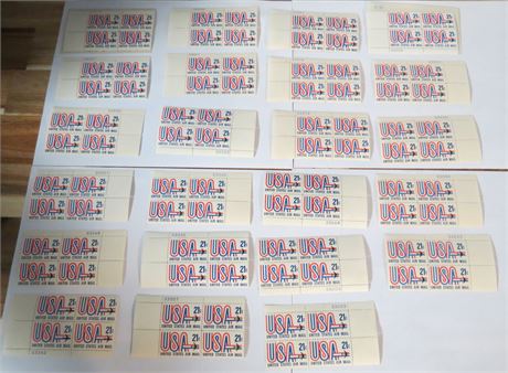 US Air Mail Stamps: 21 Cents "USA"