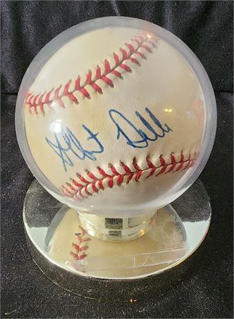 Albert Belle Signed Baseball