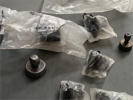 Signature Hardware Black Powder-Coated Surface Bolt Catches & More