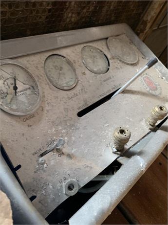 Bendix-Westinghouse Air Brake Control Panel Test Gauge Component