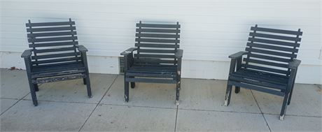 3 Outdoor Chairs