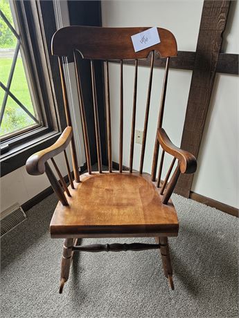 Mahogany Wood Rocker