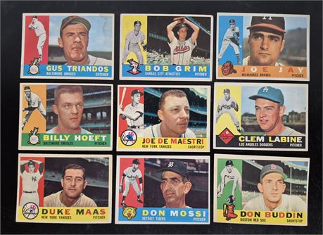1960 Topps Baseball Cards
