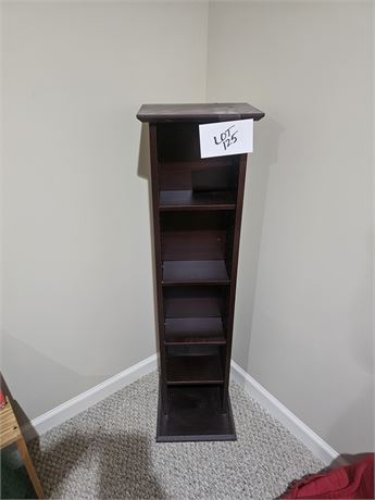 Wood DVD Display Shelf