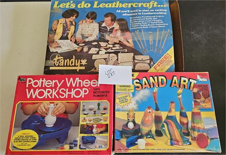 Children's Fun Art Projects: Pottery Wheel, Sand Art & More