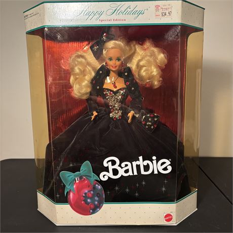 1991 Happy Holidays Special Edition Barbie Doll