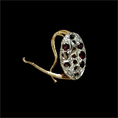 14K Gold and Ruby Scrap Ring - 2.8g