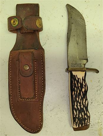 Schrade Knife & Leather Case