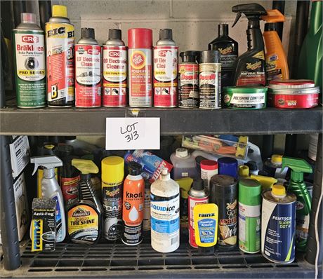 Shelf Cleanout- Waxes, Cleaners, Auto Sprays, Fluids & More
