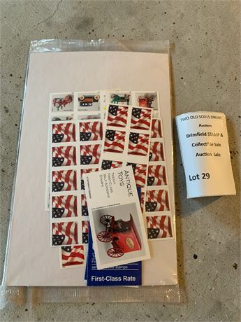 US Postal Stamp Sealed Packs - SOP Wave 2 Packet From 2002 - Flags/Antique Toys