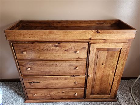 Solid Wood Amish Made Changing Table/dresser