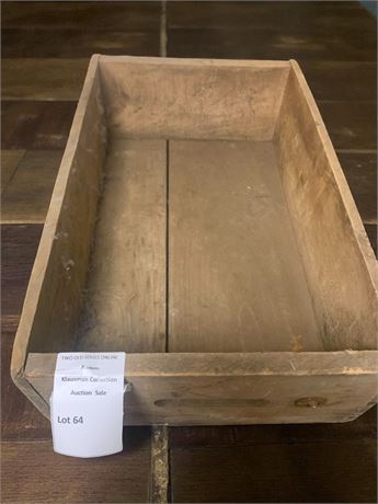 Vintage Wood Storage Box/Crate