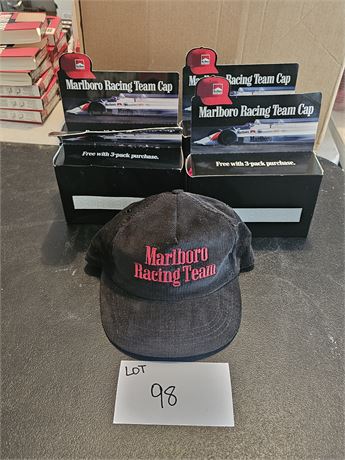 Marlboro 1991 Racing Team Cap Lot Old Store Stock
