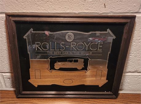 Rolls-Royce Framed Mirror