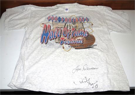 Len Dawson Signed T-Shirt