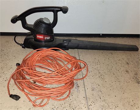 Toro Electric Blower & Extension Cord