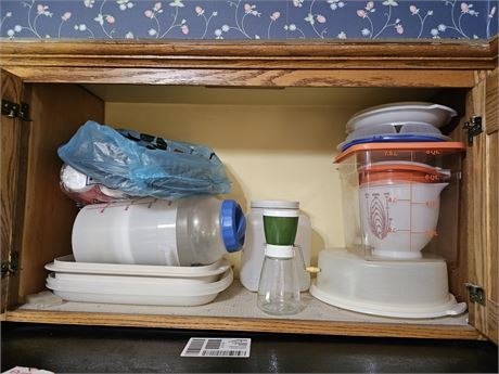 Cupboard Cleanout:Tupperware / Storage & More