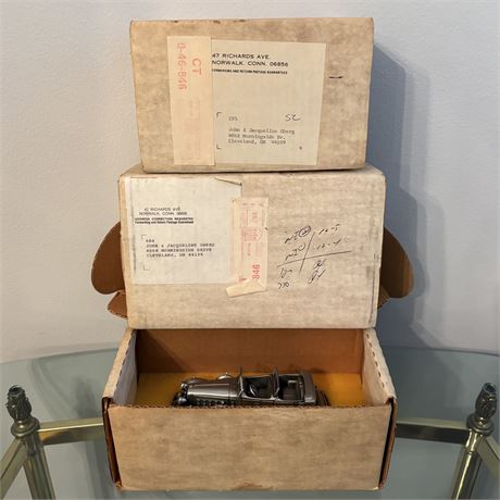Danbury Mint PEWTER Classic American Motor Car Collection Lot of 3 w/ Boxes