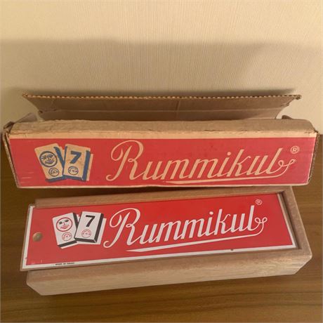 Vintage Rummikub Board Game Set Made in Israel