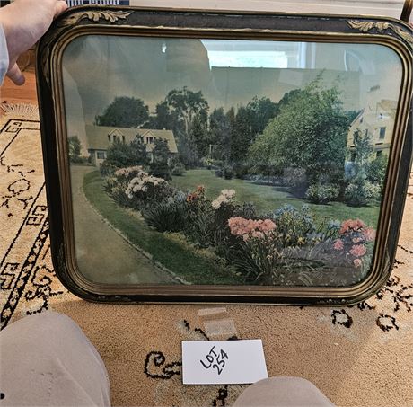 Antique Photo Print In Frame