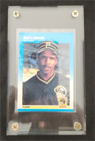 Fleer 1987 Barry Bonds Baseball Card