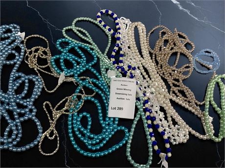 Beaded Necklace Costume Jewelry Lot