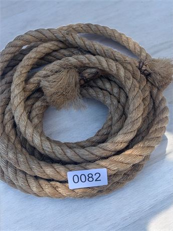Vintage Barn or Nautical Twisted Manilla Rope