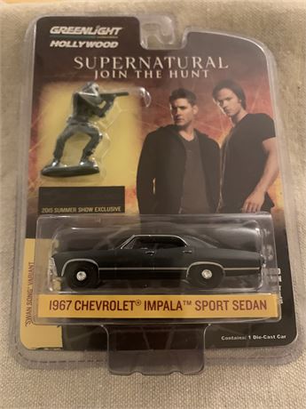 Greenlight Hollywood Diecast 1967 Chevy Impala From TV Show Supernatural