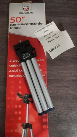 Targus 50 Inch Camera/Camcorder Tripod W/Original Box