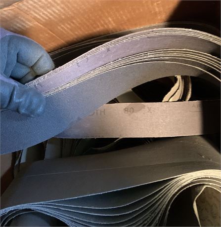 Industrial-Grade Sanding Belts (Misc Sizes)