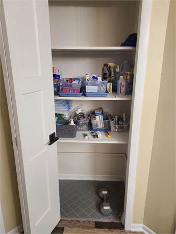 Bathroom Closet Cleanout: Medical Supplies / Cleaners & More