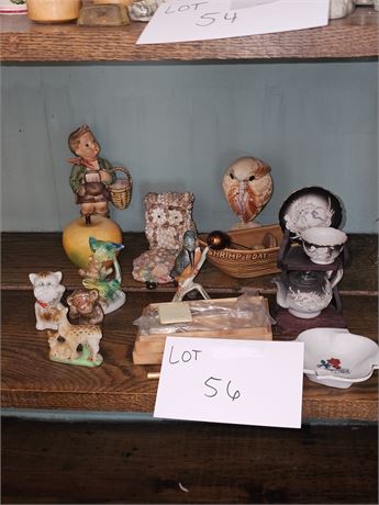 Mixed Figurine Lot : Shell / Dragonware & More