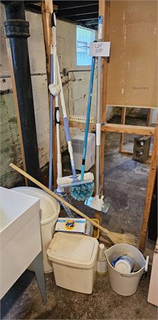 Cleaning Supplies: Mops, Cleaners, Trash Cans & More