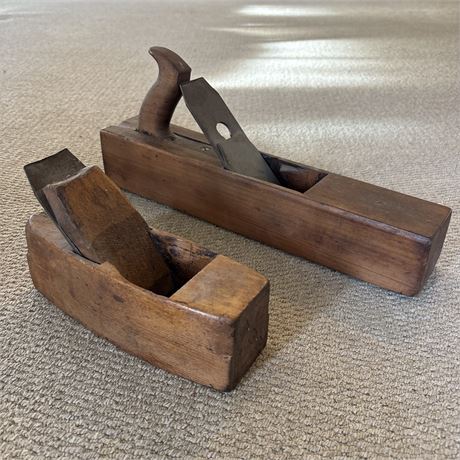 Early Primitive Wood Hand Planes