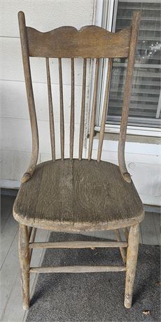 Weathered Wood Chair