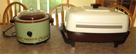 Crock Pot, Electric Skillet