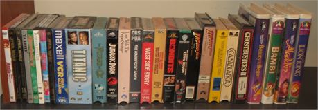 DVD'S, VHS Movies
