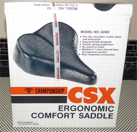 CSX Ergonomic Comfort Saddle Bike Seat
