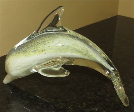 Art Glass Dolphin