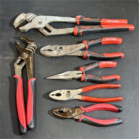 Mixed Pliers Lot