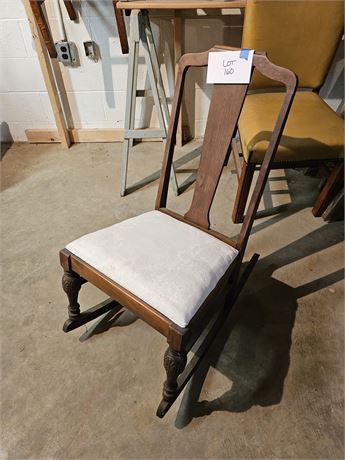 Vintage Wood Rocking Chair