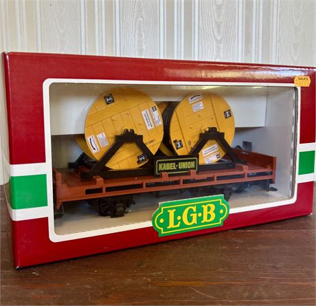 LGB Lehmann #4002 Cable Union Flatcar G Scale