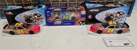 3 Jeff Gordon Cars